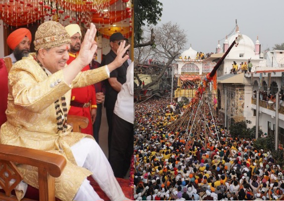 श्री दरबार साहिब में आस्था का महासागर, श्री झण्डे जी पर झुके लाखों शीश।