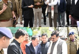 मुख्य सचिव ने किया भवाली-रातिघाट बाईपास, श्री कैंचीधाम मंदिर में निर्माण कार्यों का स्थलीय निरीक्षण।