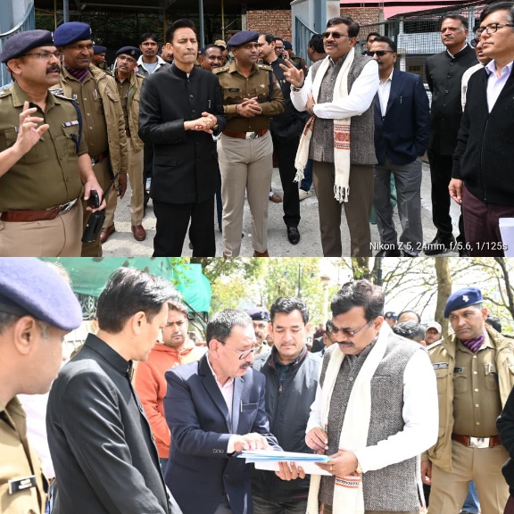 मुख्य सचिव ने किया भवाली-रातिघाट बाईपास, श्री कैंचीधाम मंदिर में निर्माण कार्यों का स्थलीय निरीक्षण।