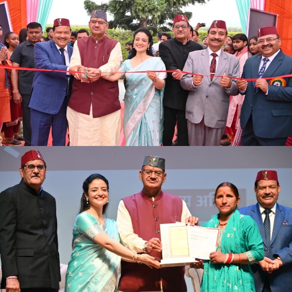 कृषि मंत्री गणेश जोशी ने किसान मेला एवं कृषि औद्योगिक प्रदर्शनी का शुभारंभ कर, प्रगतिशील किसानों को किया सम्मानित।