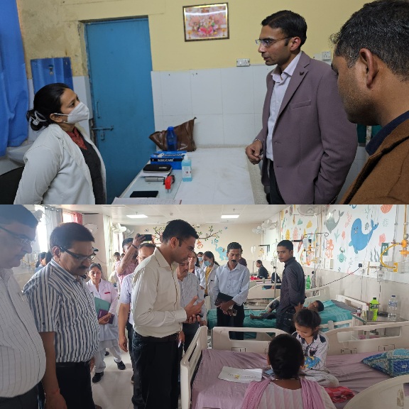 मुख्यमंत्री के मार्गदर्शन में, डीएम सविन बंसल के धरातलीय निरीक्षण से निकली, चिकित्सालयों की सुविधा की राह। 