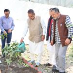 केंद्रीय कृषि मंत्री शिवराज सिंह चौहान के, जन्मदिवस पर कृषि मंत्री गणेश जोशी ने किया पौधरोपण।