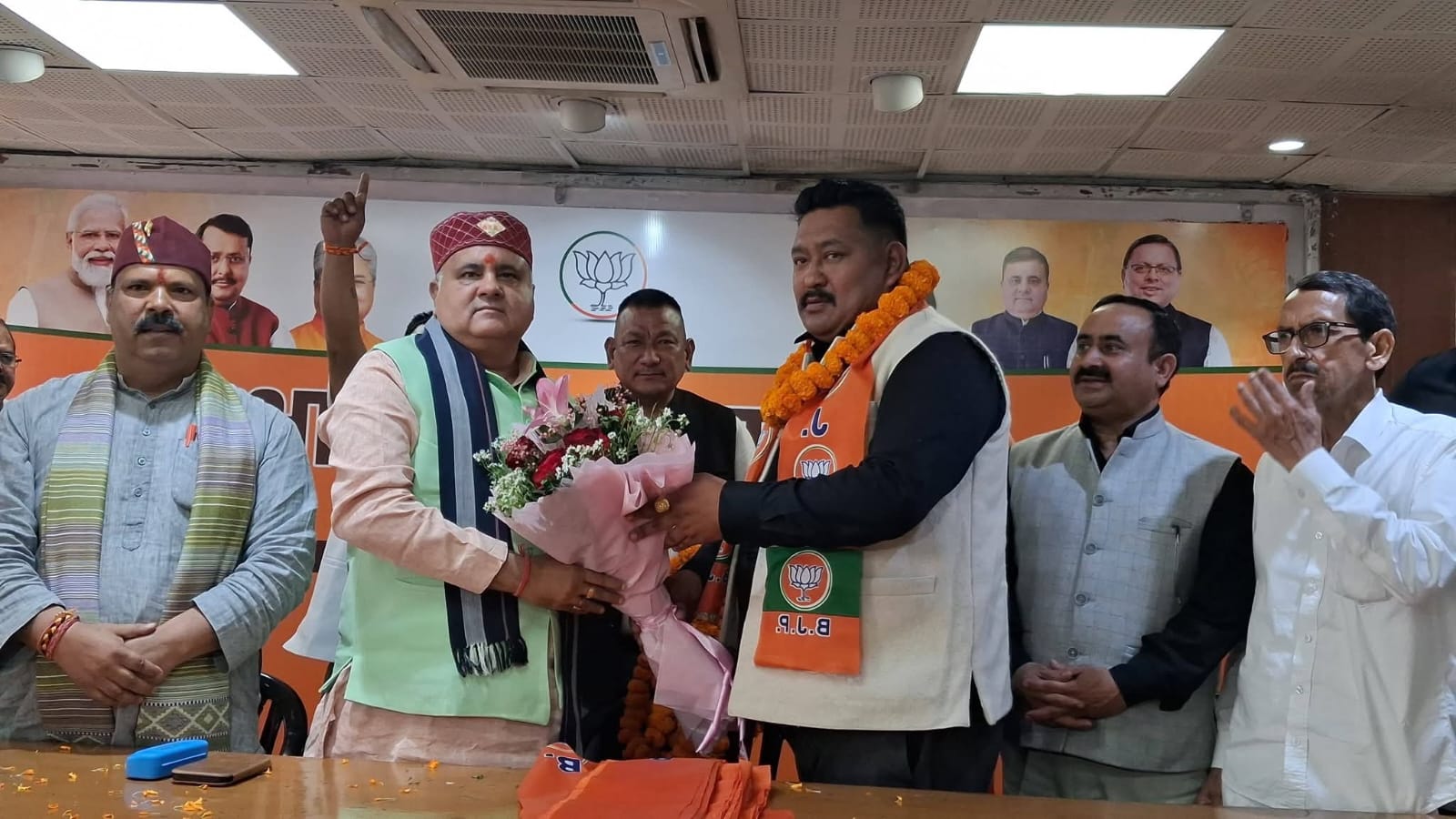 पिथौरागढ़ सीमांत क्षेत्र के जनप्रतिनिधियों का भाजपा में विश्वास, धारचूला जीत का संकेत, महेंद्र भट्ट।