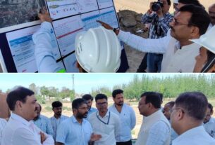 मुख्य सचिव ने कुम्भ मेला की तैयारियों का किया स्थलीय निरीक्षण, सभी कार्यों को तय समय में पूर्ण करने के निर्देश।