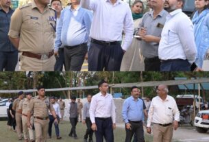 प्रधानमंत्री के आगमन से पहले देहरादून में तैयारियां तेज, डीएम सविन बंसल ने किया स्थलीय निरीक्षण।