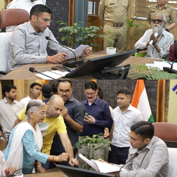 डीएम सविन बसंल का जनदर्शन त्वरित एक्शन, प्रभावी निस्तारण से जनमन का अपार विश्वास, उमड़ता जनसैलाब। 