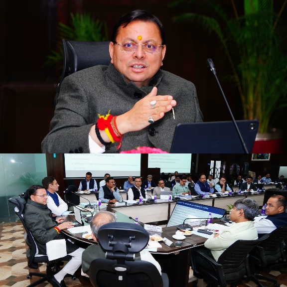 मुख्यमंत्री धामी ने की राज्य की, महत्त्वपूर्ण अवसंरचनात्मक परियोजनाओं की प्रगति की समीक्षा, कार्यों में तेजी लाये जाने के दिए निर्देश।