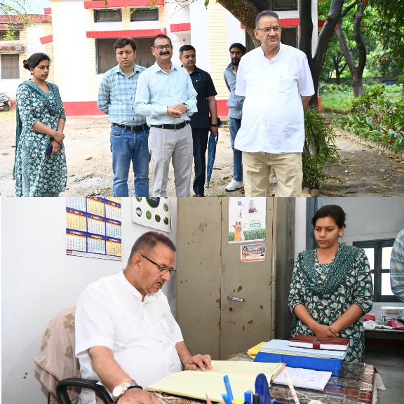 सितारगंज राजकीय उद्यान में, कृषि मंत्री गणेश जोशी ने किया औचक निरीक्षण, व्यवस्थाओं की ली जानकारी।