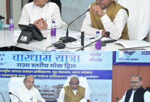 चारधाम यात्रियों की सुरक्षा सर्वोच्च प्राथमिकता, सुरक्षित व सुगम यात्रा के लिए सरकार प्रतिबद्ध, मदन कौशिक।