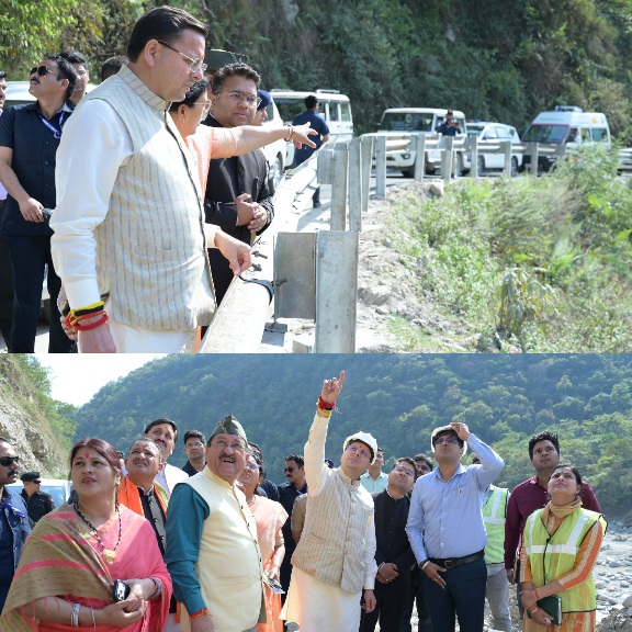 चारधाम यात्रा के मद्देनजर ग्राउंड जीरो पर उतरे मुख्यमंत्री, रुद्रप्रयाग से गुप्तकाशी तक सड़क मार्ग से किया यात्रा मार्ग का निरीक्षण।