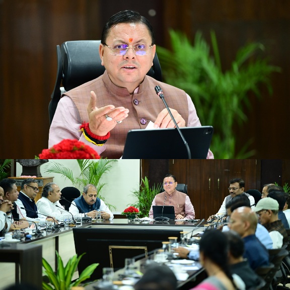 सीएम हेल्पलाइन 1905 पर लंबित शिकायतों के, त्वरित निस्तारण के लिए विशेष अभियान चलाया जाए, सीएम धामी।