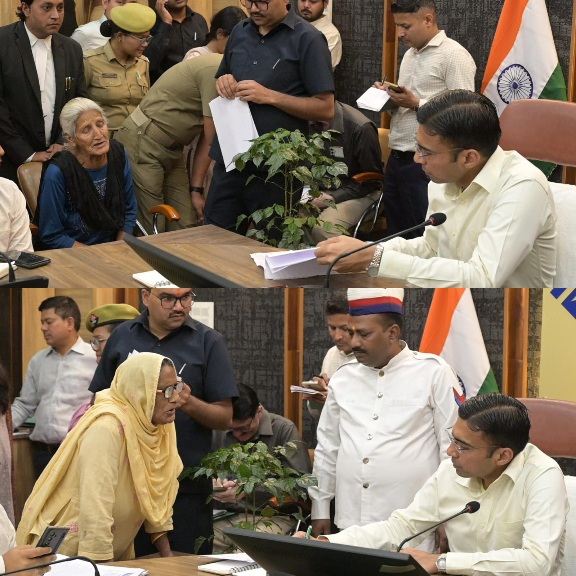 जिला प्रशासन के जनदर्शन में न्याय का भरोसा, डीएम सविन बंसल का हर शिकायत पर तुरंत एक्शन।