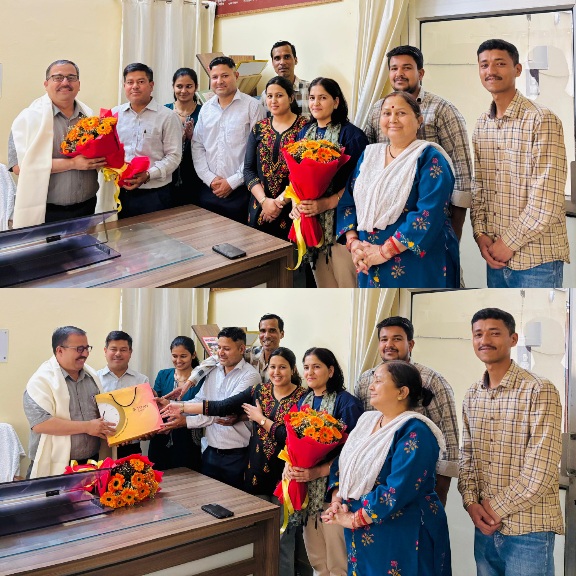 स्थानांतरण पर सहायक निदेशक बद्री चंद नेगी को दी स्नेहिल विदाई।