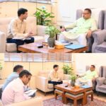 रेशम विभाग के अधिकारियों के साथ की विभागीय समीक्षा, कृषि मंत्री गणेश जोशी।