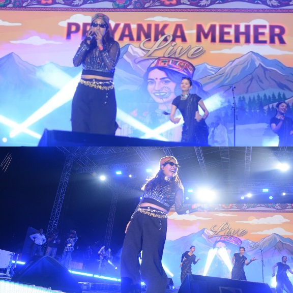 श्री गुरु राम राय विश्वविद्यालय में, प्रिंयका मेहर का जादू और डीजे बीट्स का धमाका।