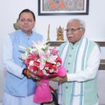 मुख्यमंत्री धामी ने केंद्रीय ऊर्जा एवं आवास मंत्री से भेंट कर, राज्य से संबंधित विभिन्न विषयों पर की चर्चा।