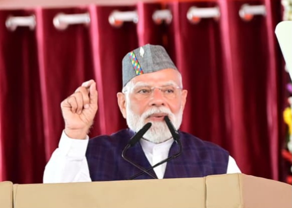 पीएम मोदी ने चिर परिचित अंदाज में फिर प्रकट किया उत्तराखंड प्रेम, पहाड़ी बोली-भाषा के शब्दों को दी अपने भाषण में जगह।