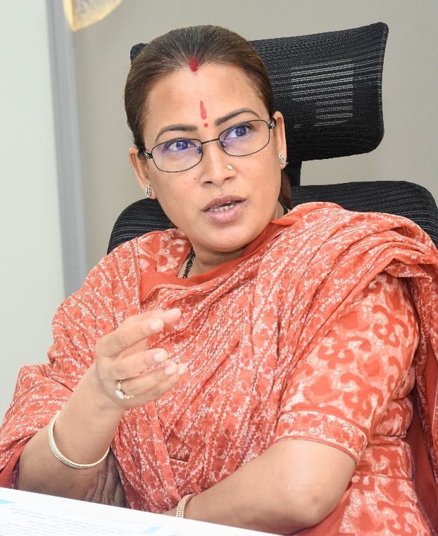 आगामी नेशनल गेम्स में पदकों की संख्या बढ़ाने पर करें फोकस, रेखा आर्या।