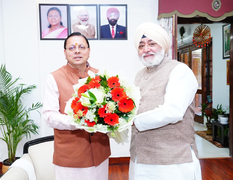 सीएम धामी से श्री हेमकुंट साहिब प्रबंधन ट्रस्ट के अध्यक्ष ने की भेंट, 20 मई  को श्री हेमकुंट साहिब यात्रा के पहले जत्थे में, शामिल होने का दिया निमंत्रण। 