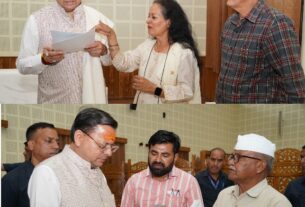 सीएम धामी ने प्रदेश के विभिन्न जनपदों से आए लोगों की समस्याओं को सुना, संबंधित विभागों के अधिकारियों को निस्तारण के दिए निर्देश।