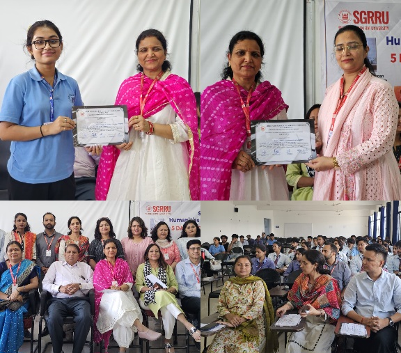 SGRRU में जीआईएस व रिमोट सेंसिंग कार्यशाला संपन्न, छात्रों को मिला व्यावहारिक प्रशिक्षण, तकनीकी दक्षता के साथ शोध में भी बढ़ी रुचि।