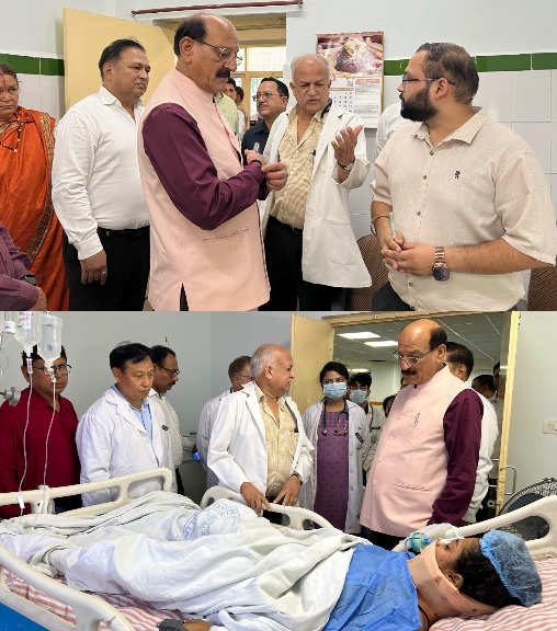 एक्शन मोड में स्वास्थ्य मंत्री सुबोध उनियाल, अस्पताल पहुंच मरीजों से जाना हाल लापरवाही पर चेतावनी।