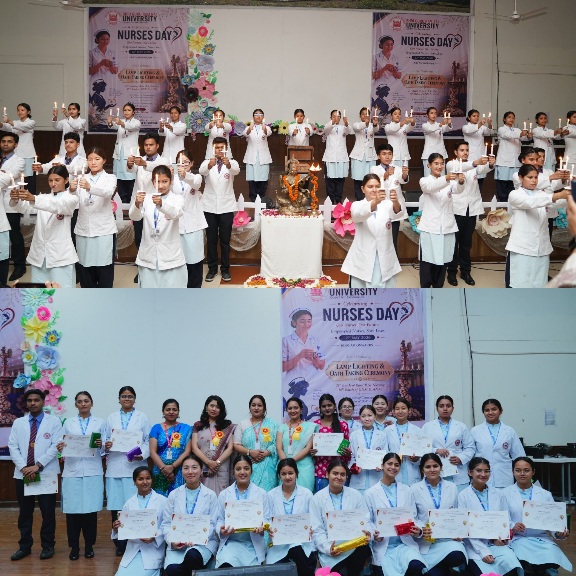 श्री गुरु राम राय विश्वविद्यालय में, अंतरराष्ट्रीय नर्सेज दिवस की रही धूम।