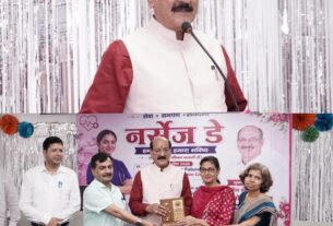 अंतरराष्ट्रीय नर्सिंग दिवस पर, स्वास्थ्य मंत्री सुबोध उनियाल ने, नर्सिंग समुदाय के योगदान को सराहा।