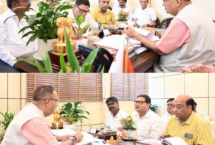 मसूरी विधानसभा क्षेत्र में, सिंचाई विभाग के विकास कार्यों की समीक्षा की, कैबिनेट मंत्री गणेश जोशी।