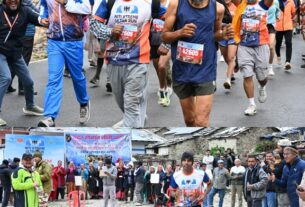 सीमांत नीति घाटी में ‘नीति एक्सट्रीम अल्ट्रा रन’ का भव्य आगाज, देशभर से पहुंचे 933 प्रतिभागी।