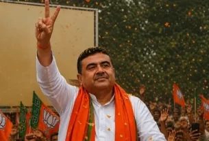 बंगाल के नए मुख्यमंत्री होंगे शुभेंदु अधिकारी, कल लेंगे मुख्यमंत्री पद की शपथ।