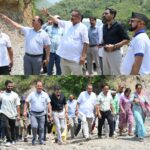 कार्लीगाड़ पहुंचकर मंत्री गणेश जोशी ने लिया आपदा राहत कार्यों का जायजा, 15 दिन में मलवा हटाने के दिए निर्देश।
