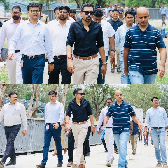राष्ट्रपति के दौरे को लेकर, डीएम डॉ. आशीष चौहान के सख्त निर्देश, सुरक्षा और सुविधाएं रहे चाक चौबंद।