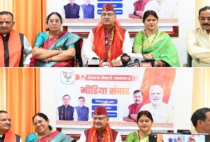 पीएम मोदी के नेतृत्व में सरकार के 12 वर्षों की विकास यात्रा, देश के इतिहास का स्वर्णिम अध्याय, मंत्री गणेश जोशी।