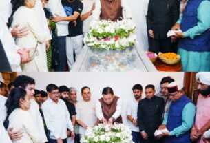 मुख्यमंत्री पुष्कर धामी ने दिवंगत निशानेबाज, जसपाल राणा के आवास पहुंचकर व्यक्त की शोक संवेदना।