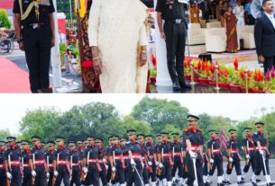 राष्ट्रपति द्रौपदी मुर्मू की गरिमामई उपस्थिति में, आईएमए की पासिंग आउट परेड सम्पन्न।