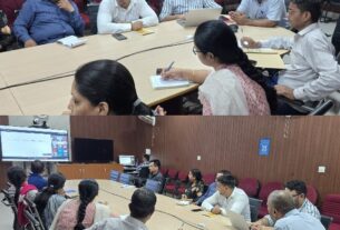जिले में ई-ऑफिस प्रणाली को प्रभावी बनाने हेतु, अधिकारियों एवं कर्मचारियों को दिया गया व्यवहारिक प्रशिक्षण।