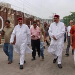 लोनिवि मंत्री महाराज ने किया, नंदा की चौकी पुल के पुनर्निर्माण कार्यों का औचक निरीक्षण।