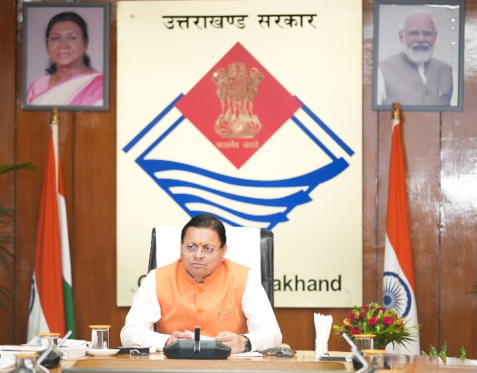 मुख्यमंत्री पुष्कर सिंह धामी ने किया, ‘मेरी योजना’ पुस्तक ऑडियो क्लिप का अनावरण।