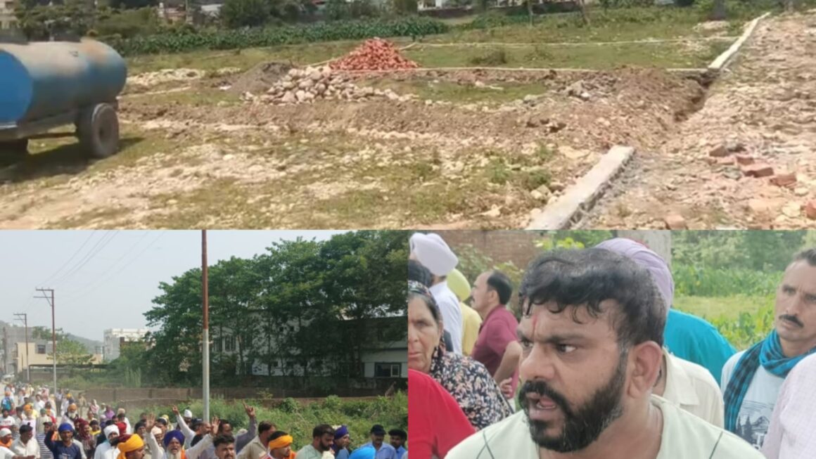 दरबार श्री गुरु राम राय जी महाराज की संगतों पर, भू-माफिया  नितिन मनेरिया व अन्य भू-माफियाओं ने की पत्थरबाजी।