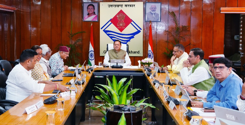 मुख्यमंत्री धामी की अध्यक्षता में, राज्य मंत्रिमंडल की बैठक में 12 महत्वपूर्ण प्रस्तावों पर लगी मुहर।