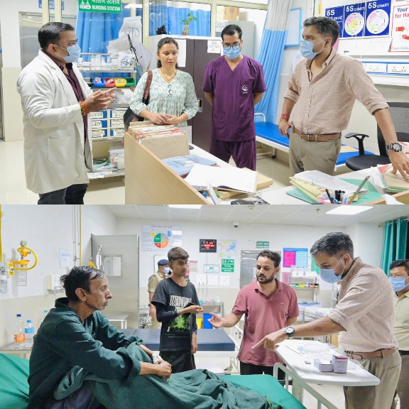 औचक निरीक्षणः कोरोनेशन अस्पताल की बदहाली पर भड़के डीएम आशीष चौहान, व्यवस्थाएं सुधारने के दिए सख्त निर्देश।