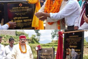 विकसित राज्य बनाने के लक्ष्य पर काम कर रही है सरकार, करोड़ों रुपए की योजनाओं का किया लोकार्पण-शिलान्यास, सतपाल महाराज।