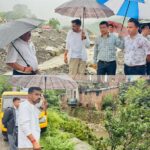 डीएम डॉ. आशीष चौहान भारी बारिश के बीच उतरे ग्राउंड जीरो पर, संवेदनशील क्षेत्रों का किया निरीक्षण। 