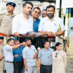 आढ़त बाजार/तहसील चौक सड़क चौड़ीकरण परियोजना कार्य प्रगति का, डीएम ने किया स्थलीय निरीक्षण।