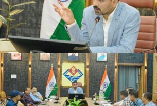 आईटी पार्क को फ्लैश फ्लड से मिलेगी मुक्ति, बनेगा ‘एकीकृत बाढ़ शमन प्लान, डीएम डॉ आशीष चौहान।
