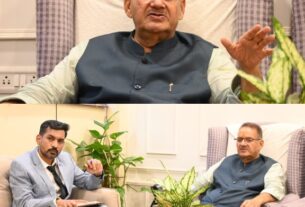 सरकारी भूमि पर हो रहे अवैध कब्जों के खिलाफ सख्त कार्रवाई करें जिला प्रशासन, कैबिनेट मंत्री गणेश जोशी।