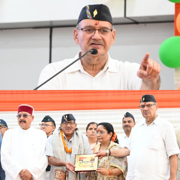 उत्तराखंड के डीएनए में बसती है देशभक्ति, सैनिक कल्याण मंत्री गणेश जोशी।