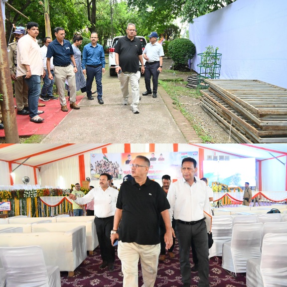 कारगिल विजय दिवस (शौर्य दिवस) की तैयारियों का लिया जायजा, सैनिक कल्याण मंत्री गणेश जोशी। 