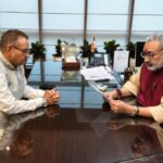 केंद्रीय वस्त्र मंत्री गिरिराज सिंह से मिले कृषि मंत्री गणेश जोशी, हल्द्वानी में सिल्क पार्क स्थापना के लिए मांगा सहयोग।